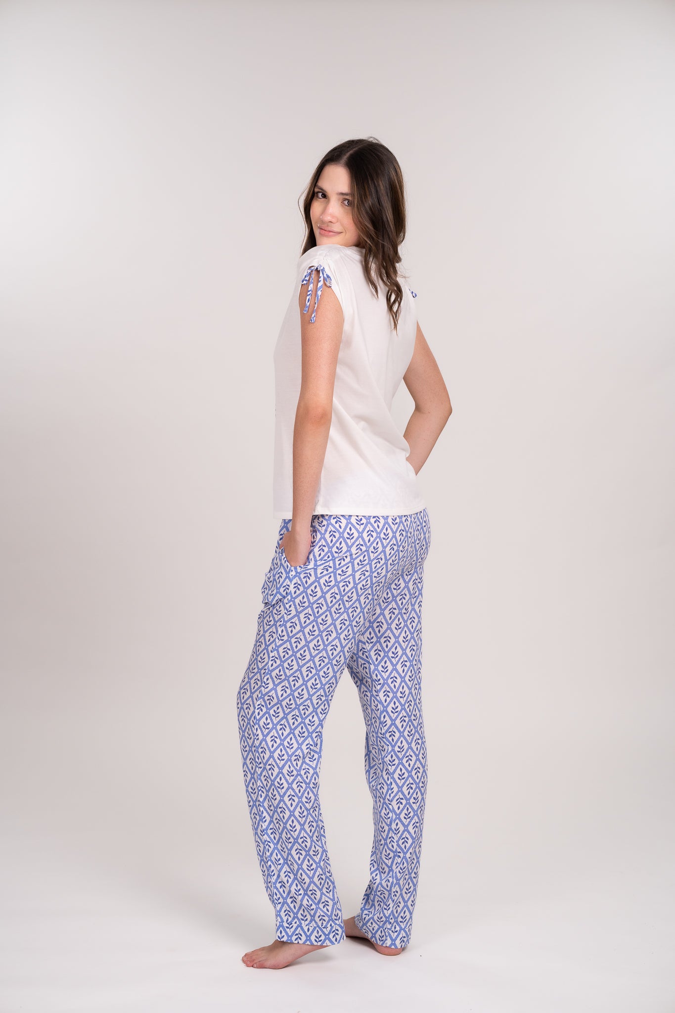 Pijama Clasica Elefante blusa y pantalón