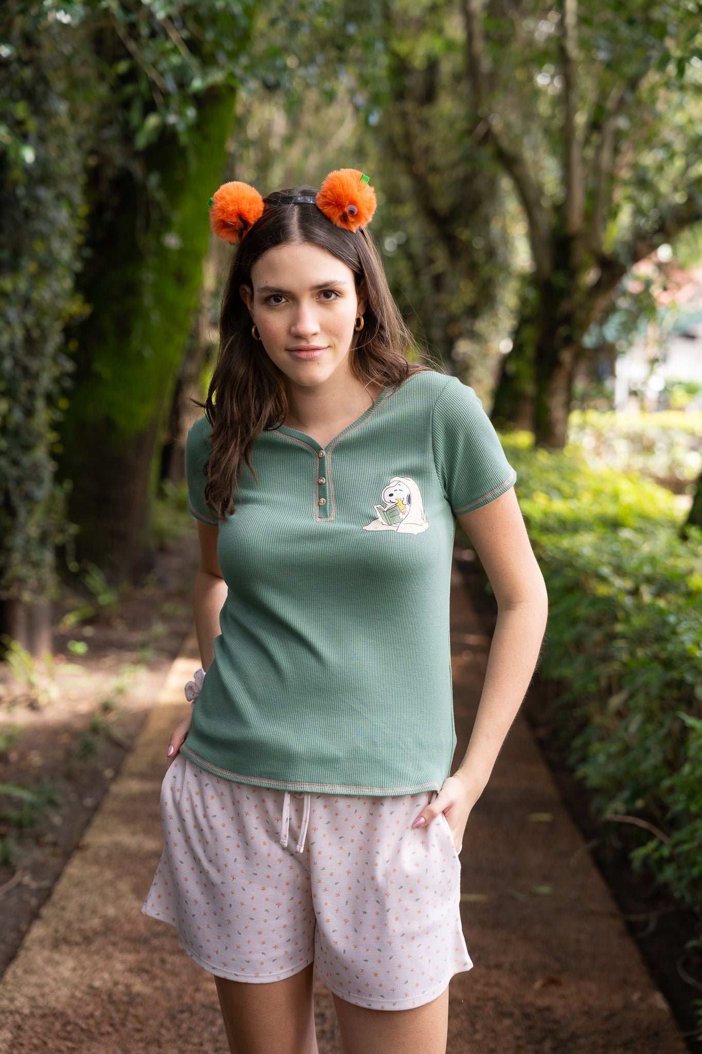 Pijama Read Snoopy Blusa y Short