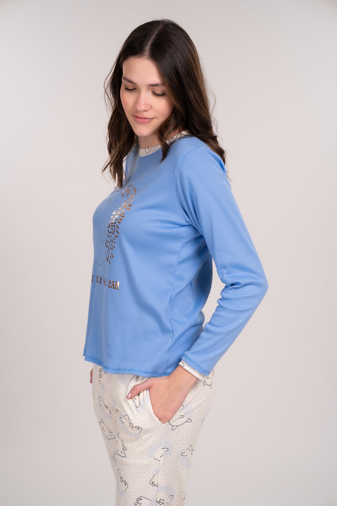 Pijama Porcupine blusa y pantalón