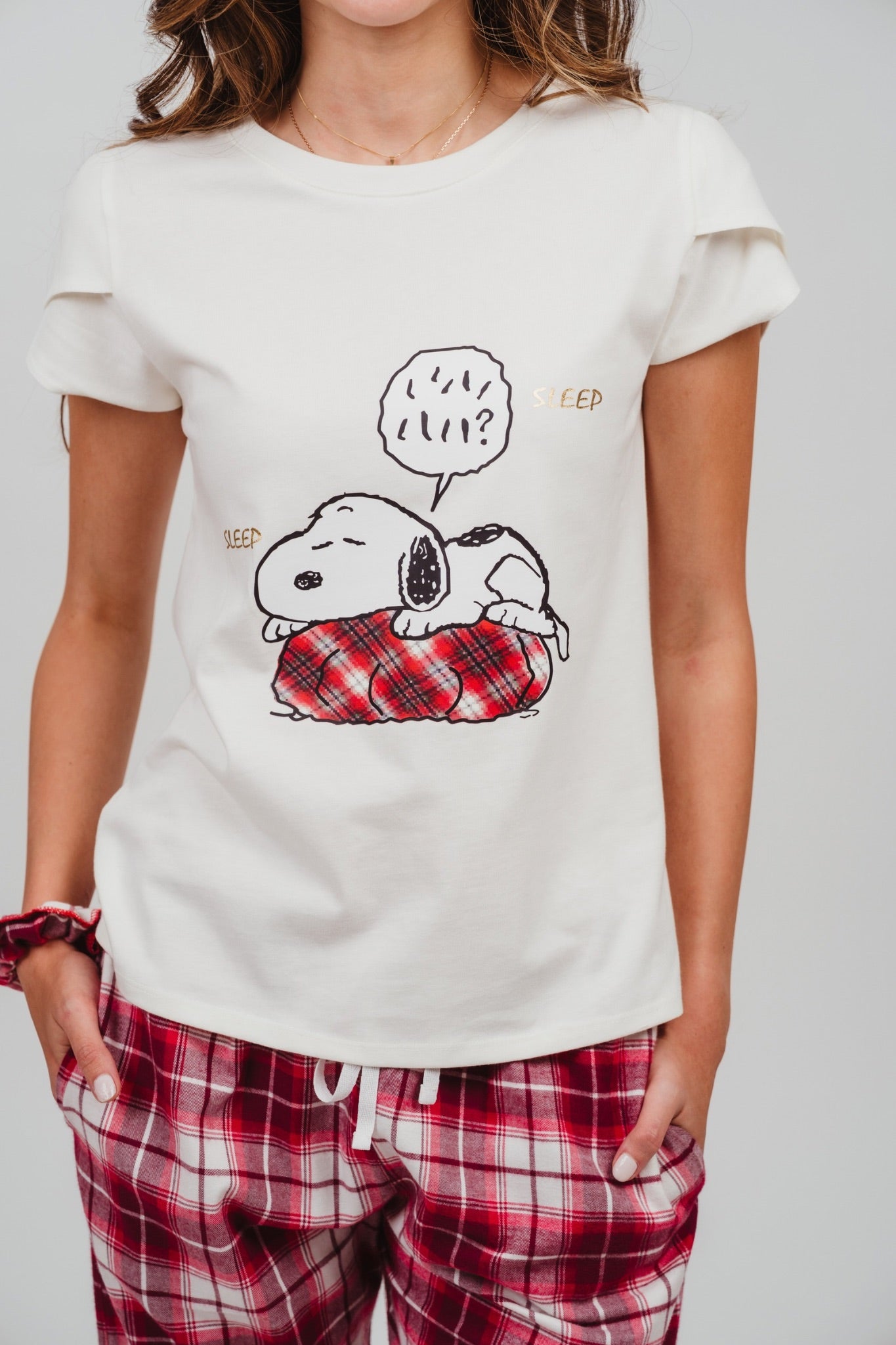 15 Pijama clásica Sleep Snoopy pantalon