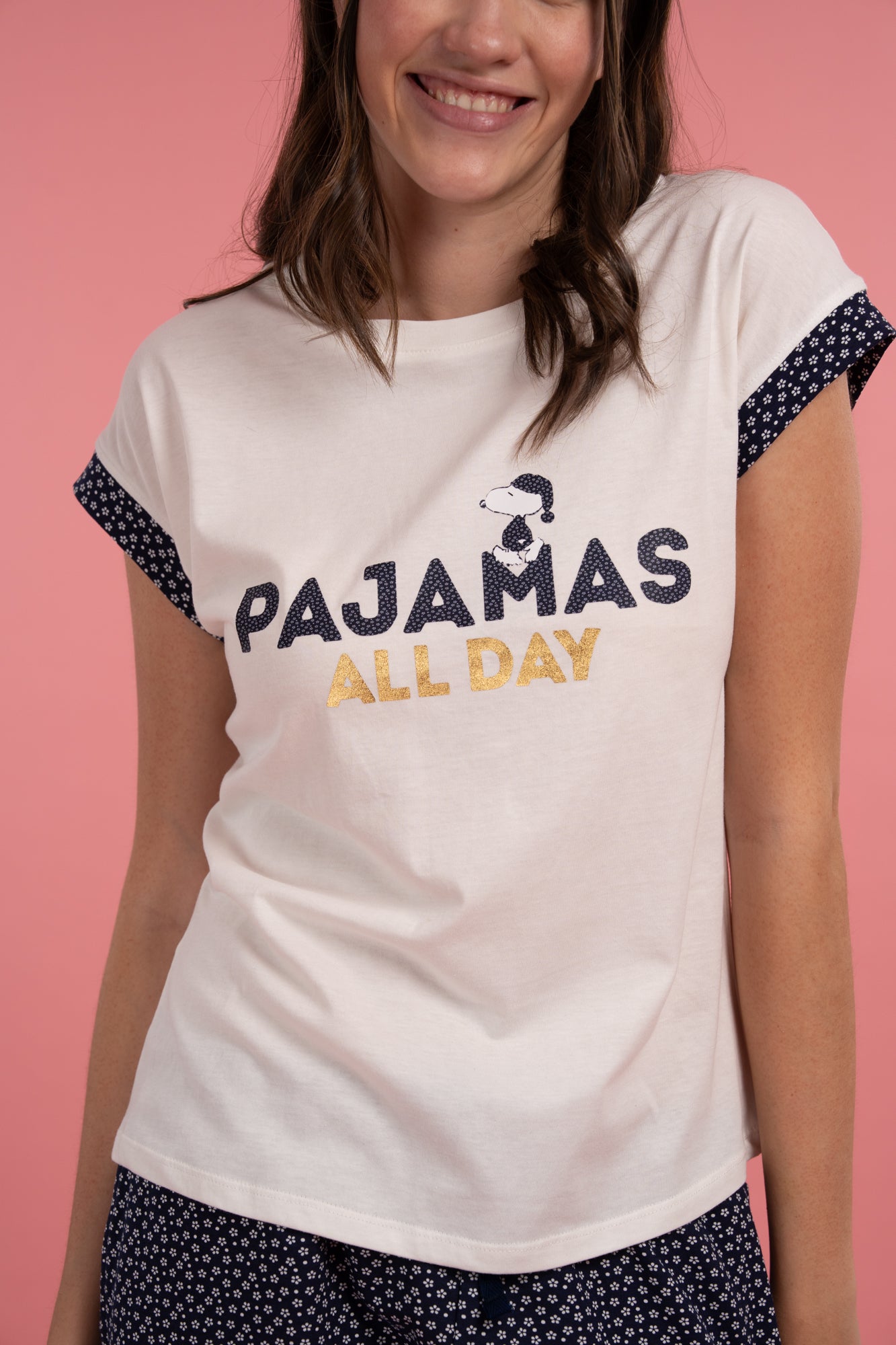 Pijama All Pijamas 2 piezas , blusa manga corta y short con bolsas