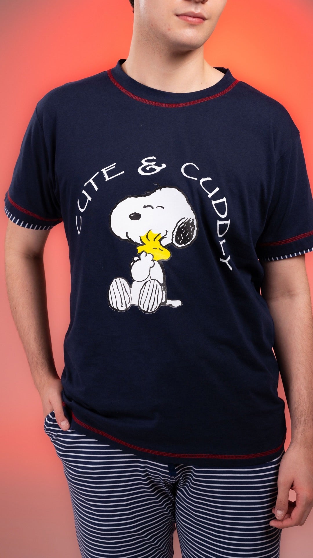 Pijama Cute & Cuddly Snoopy pantalón hombre