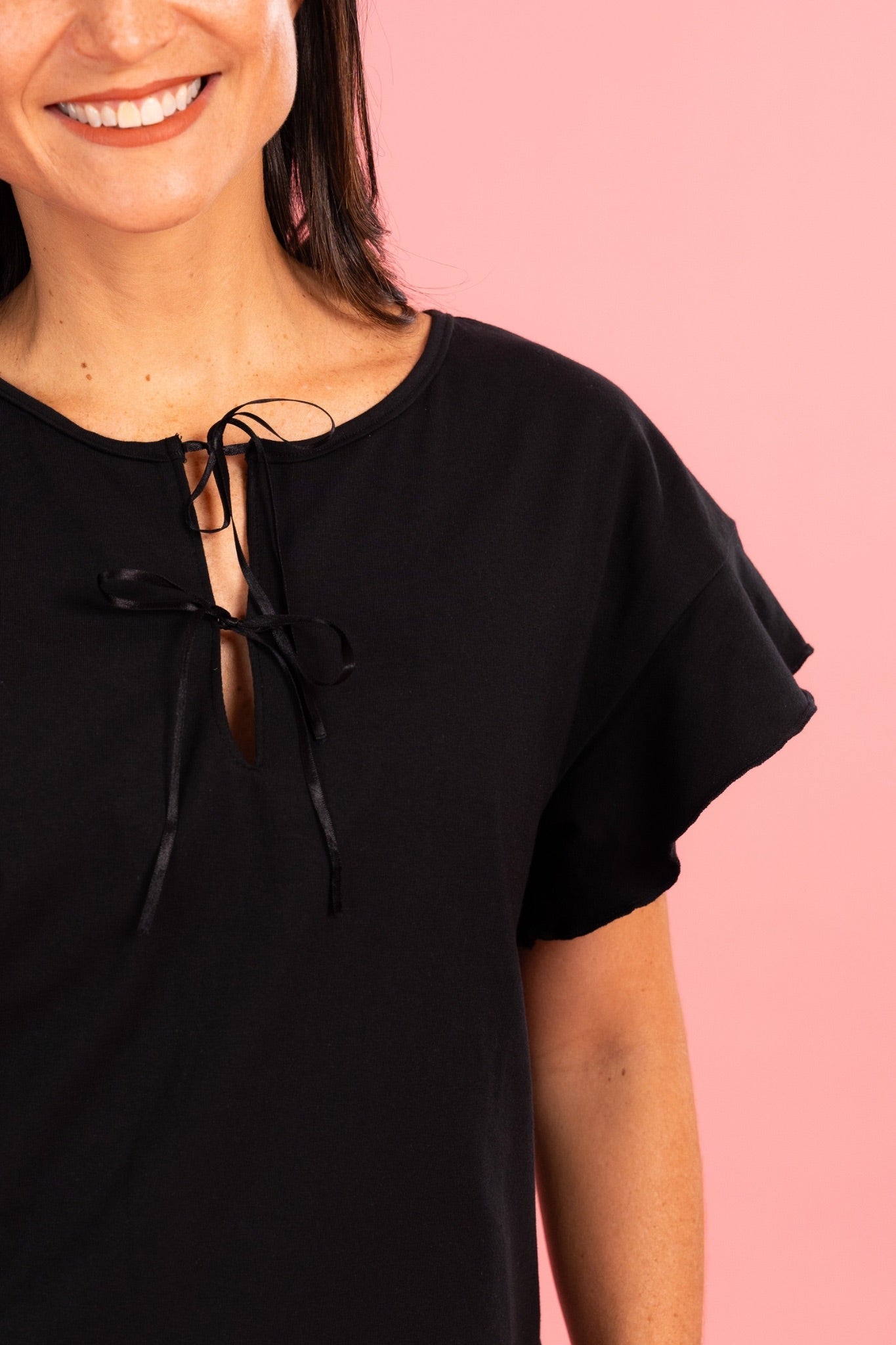 Pijama Clásica Camila 2 piezas , blusa manga corta , y short con bolsas