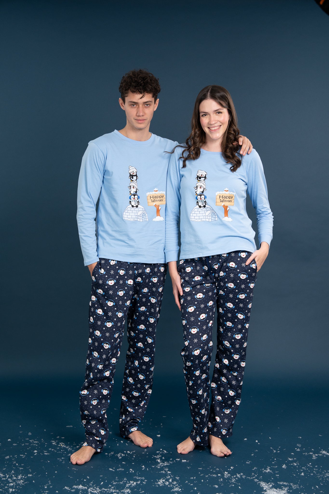 Pijama Clasica Pinguin Manga larga y pantalon