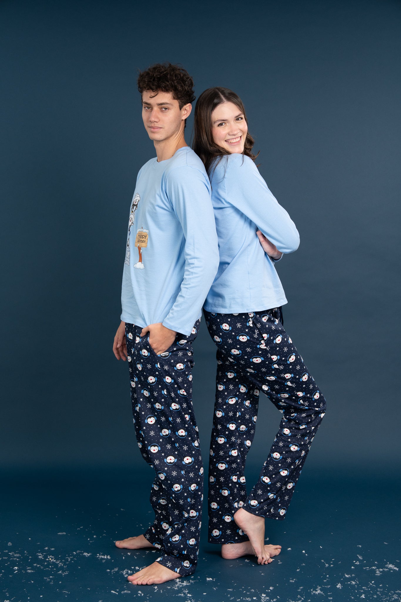Pijama Clasica Pinguin Manga larga y pantalon