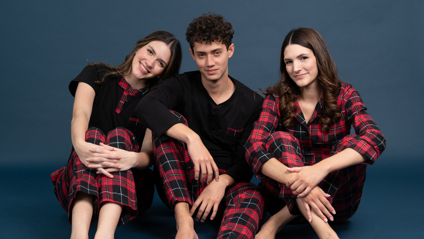 Pijama Clasica York Manga larga y pantalon