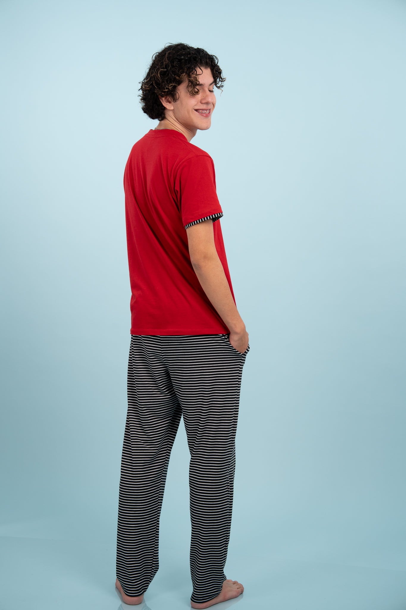 Pijama True Love snoopy hombre Manga corta y pantalon