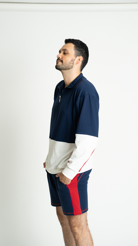 Set loungerware Nautica Short Hombre