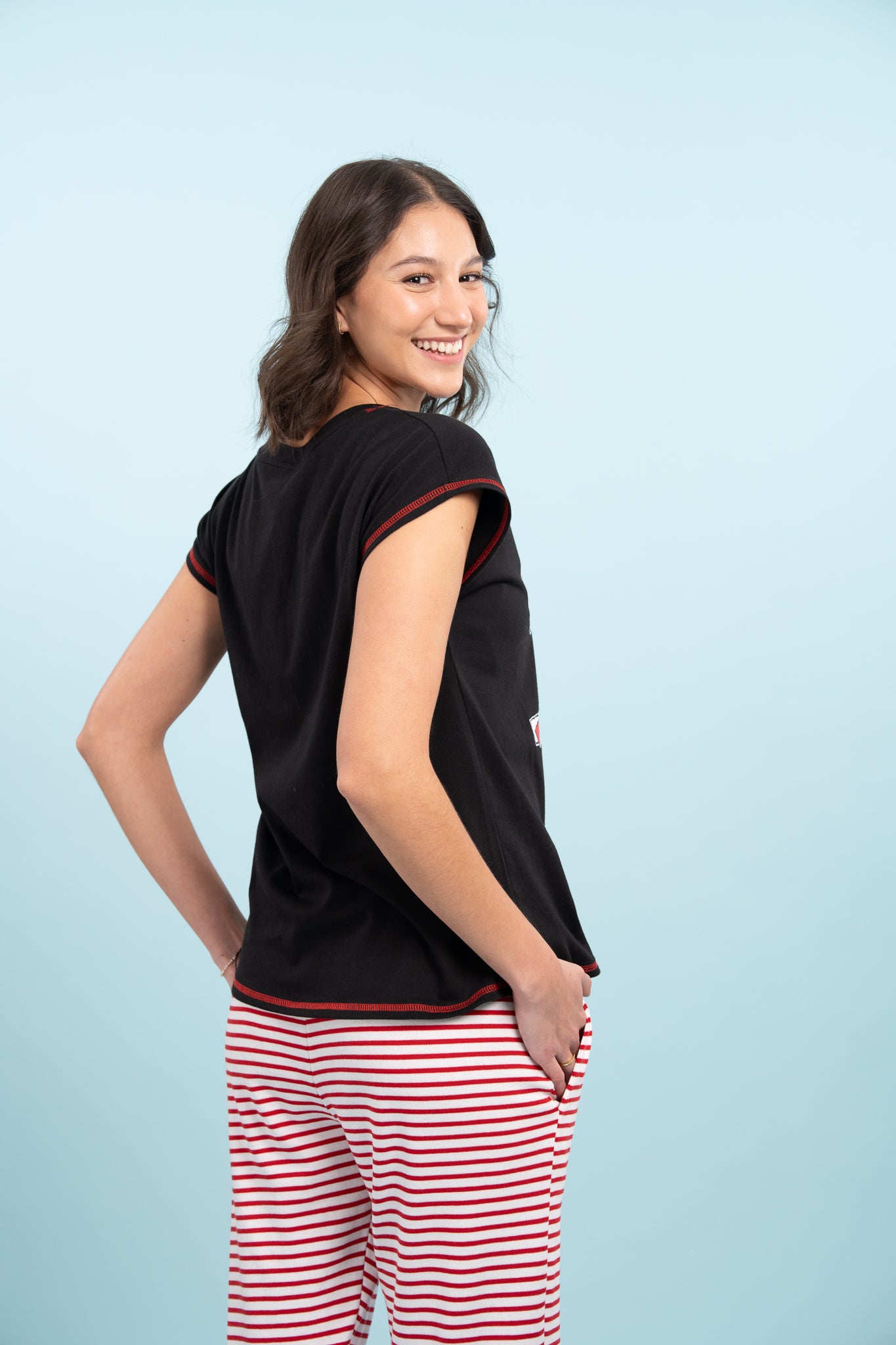 Pijama Clasica Be mine Snoopy Manga corta y pantalon