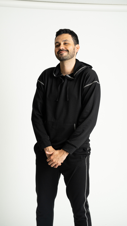 Set Player de sudadero y Pantalon con bolsas 

Elaborado en Algodon spandex, 