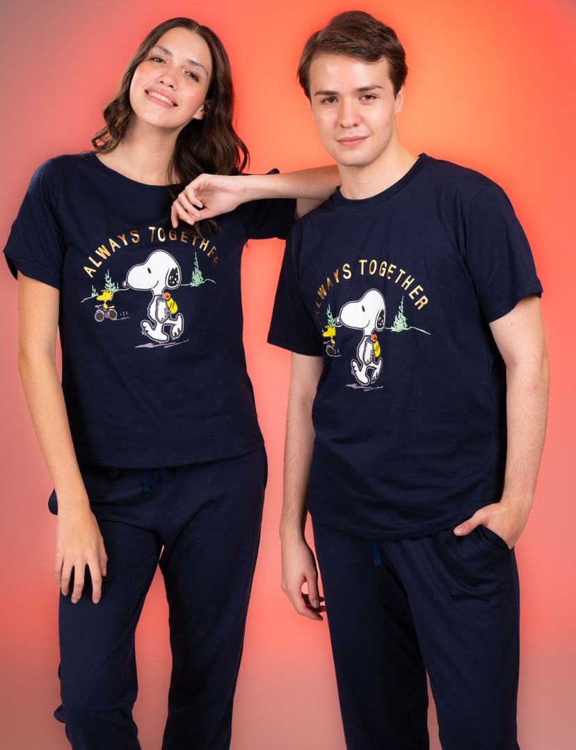 Pijama Always together hombre Manga corta y pantalon