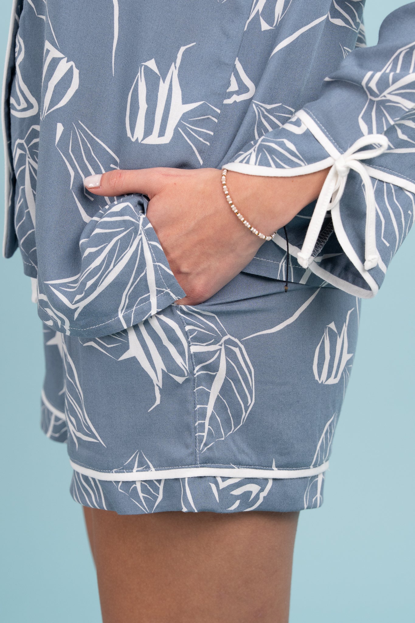 Pijama Camisera Paula Manga larga y Short