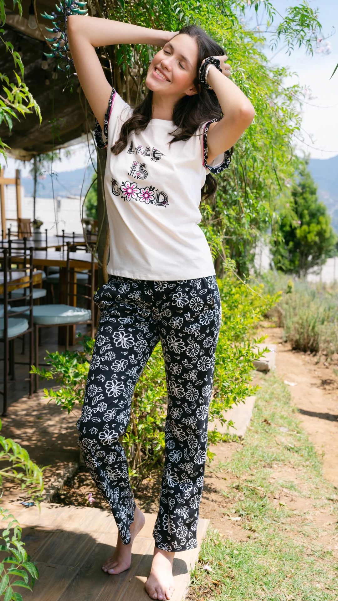 2.1 Pijama Clásica Life is good pantalón