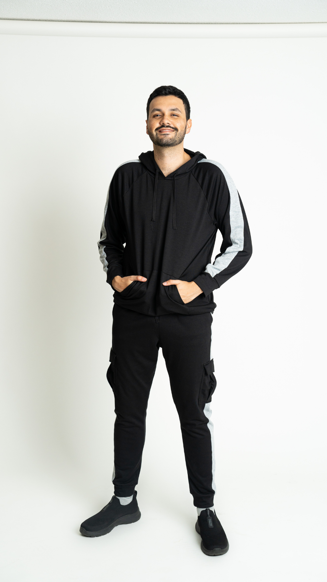 Set Loungewear Black Hombre Pantalon