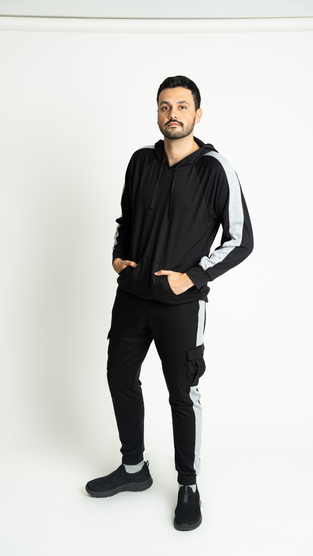 Set Loungewear Black Hombre Pantalon