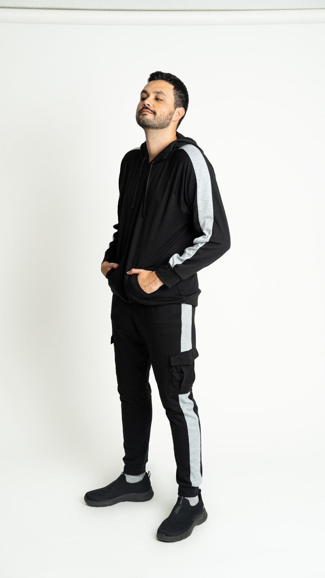 Set Loungewear Black Hombre Pantalon