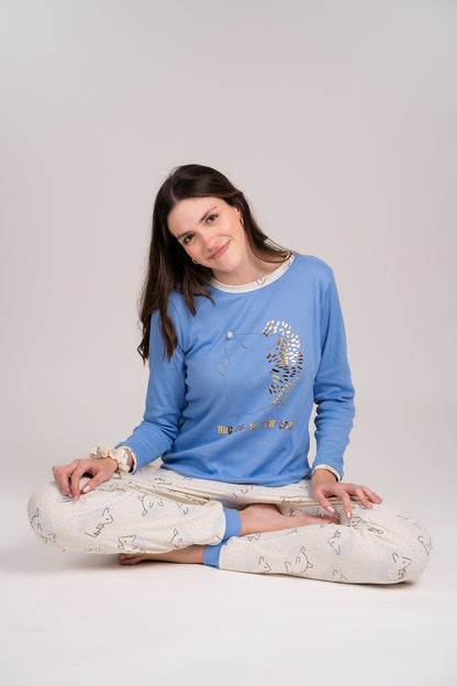 Pijama Porcupine  blusa y pantalón