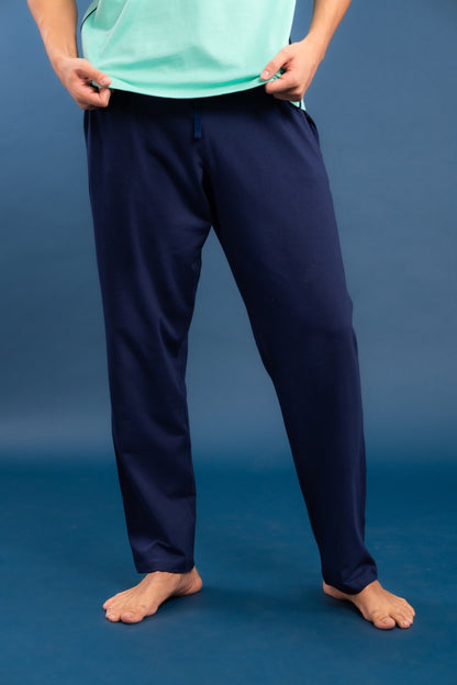 Pijama Luis de Tshirt manga corta y pantalon recto con bolsas 