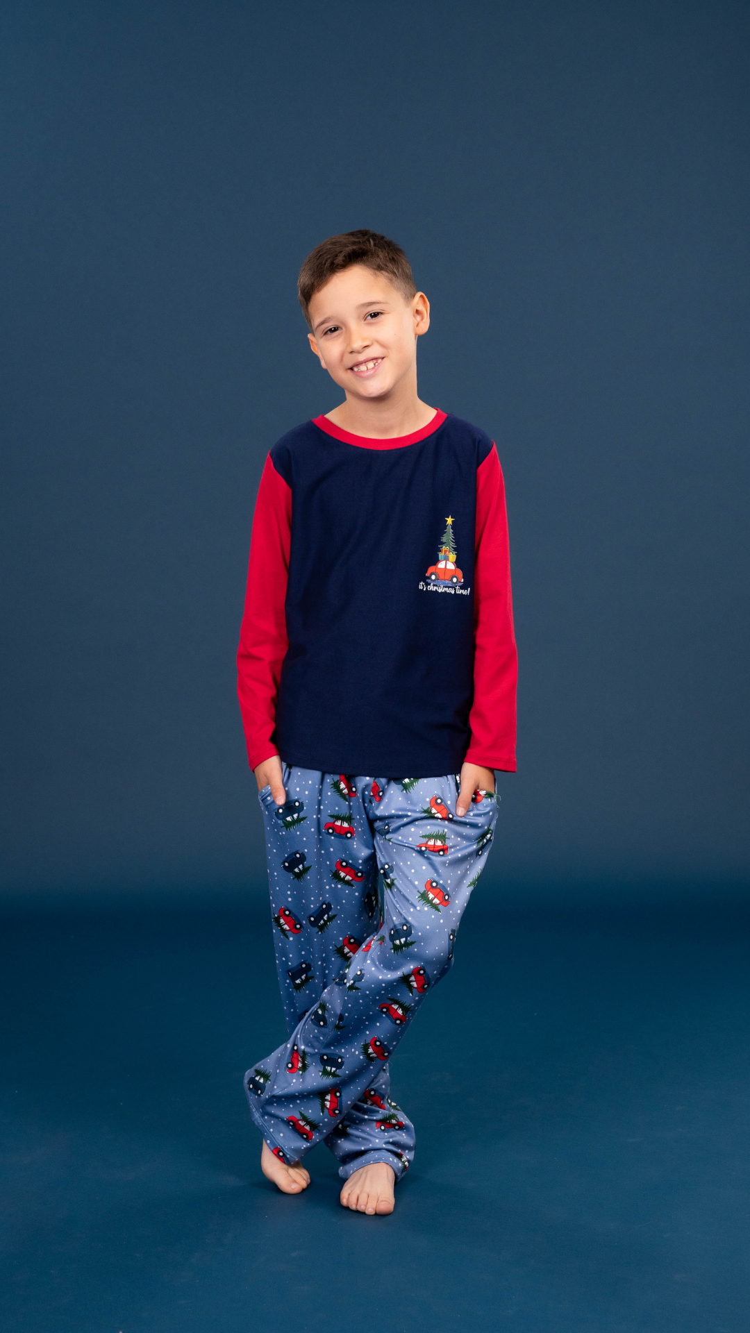 Pijama Buggie de Tshirt manga larga y pantalon con bolsas