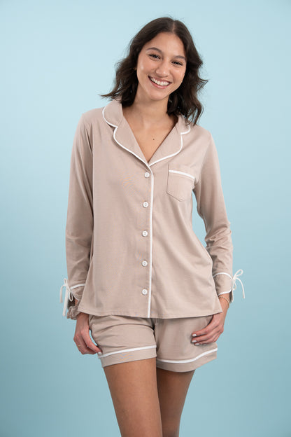 Pijama Camisera  Bow