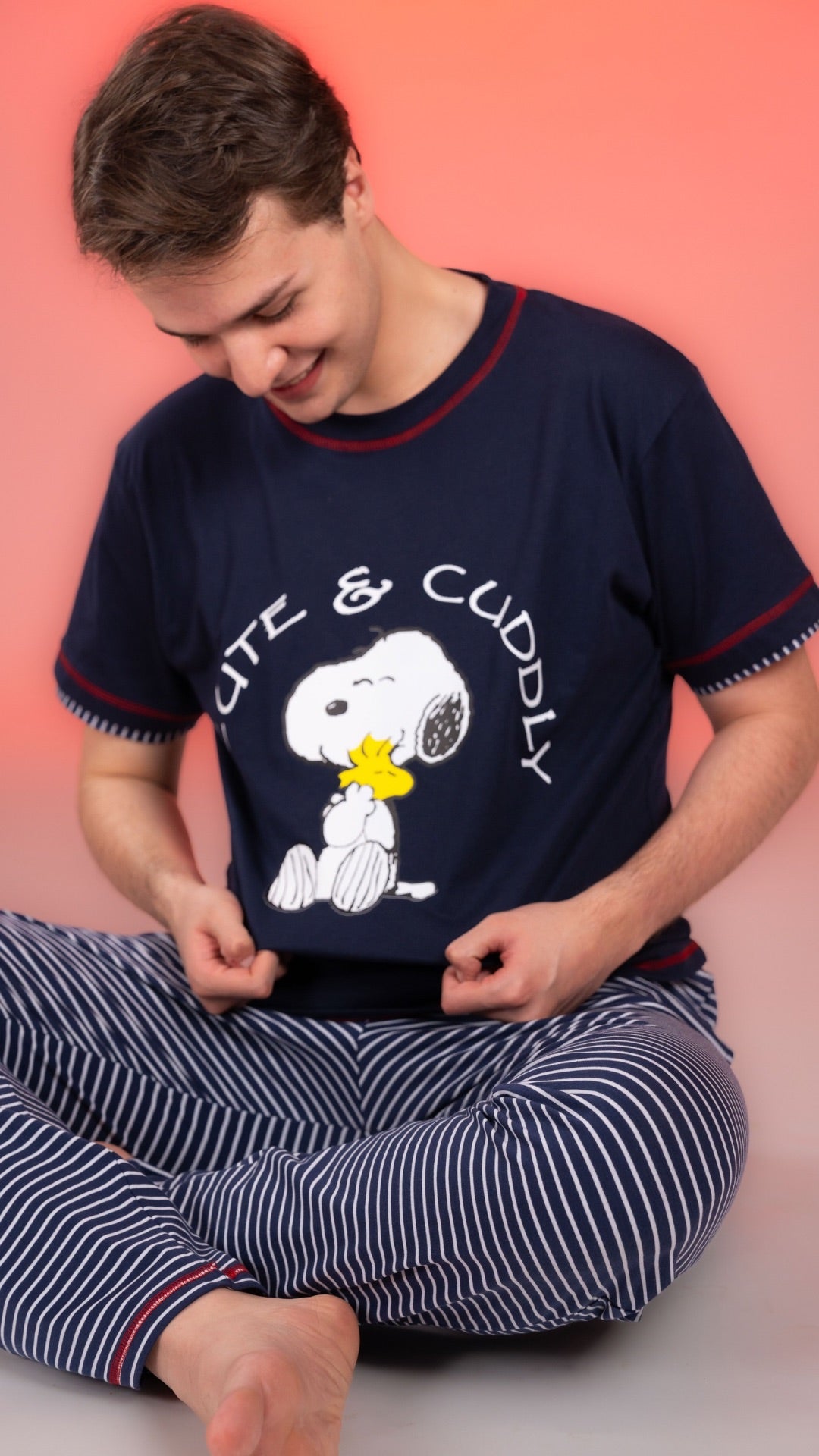 Pijama Cute & Cuddly Snoopy  pantalón hombre