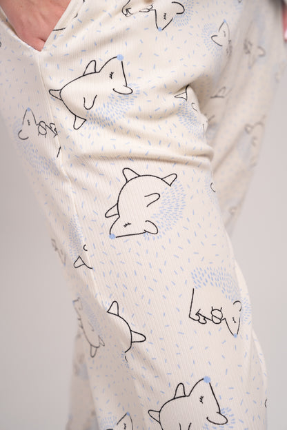 Pijama Porcupine  blusa y pantalón