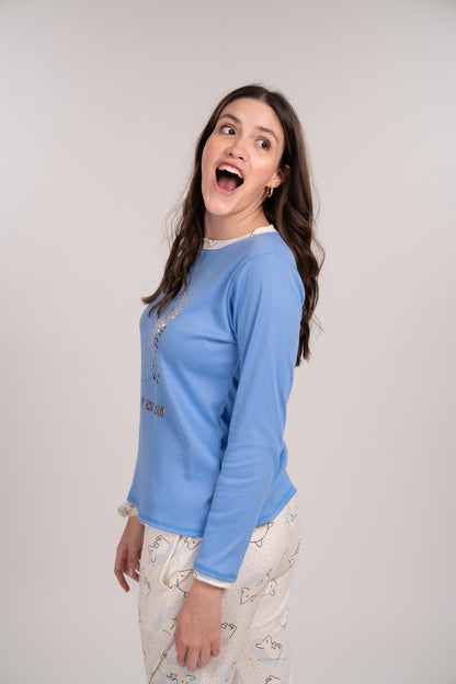 Pijama Porcupine  blusa y pantalón