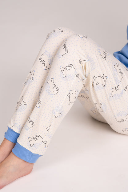 Pijama Porcupine  blusa y pantalón