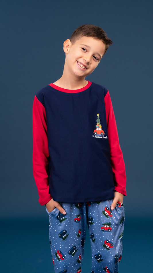 Pijama Buggie de Tshirt manga larga y pantalon con bolsas
