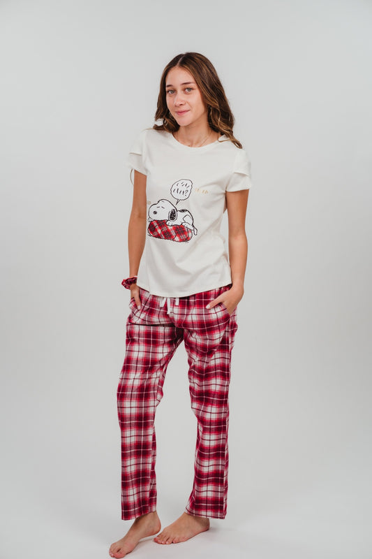 15 Pijama clásica Sleep Snoopy pantalon