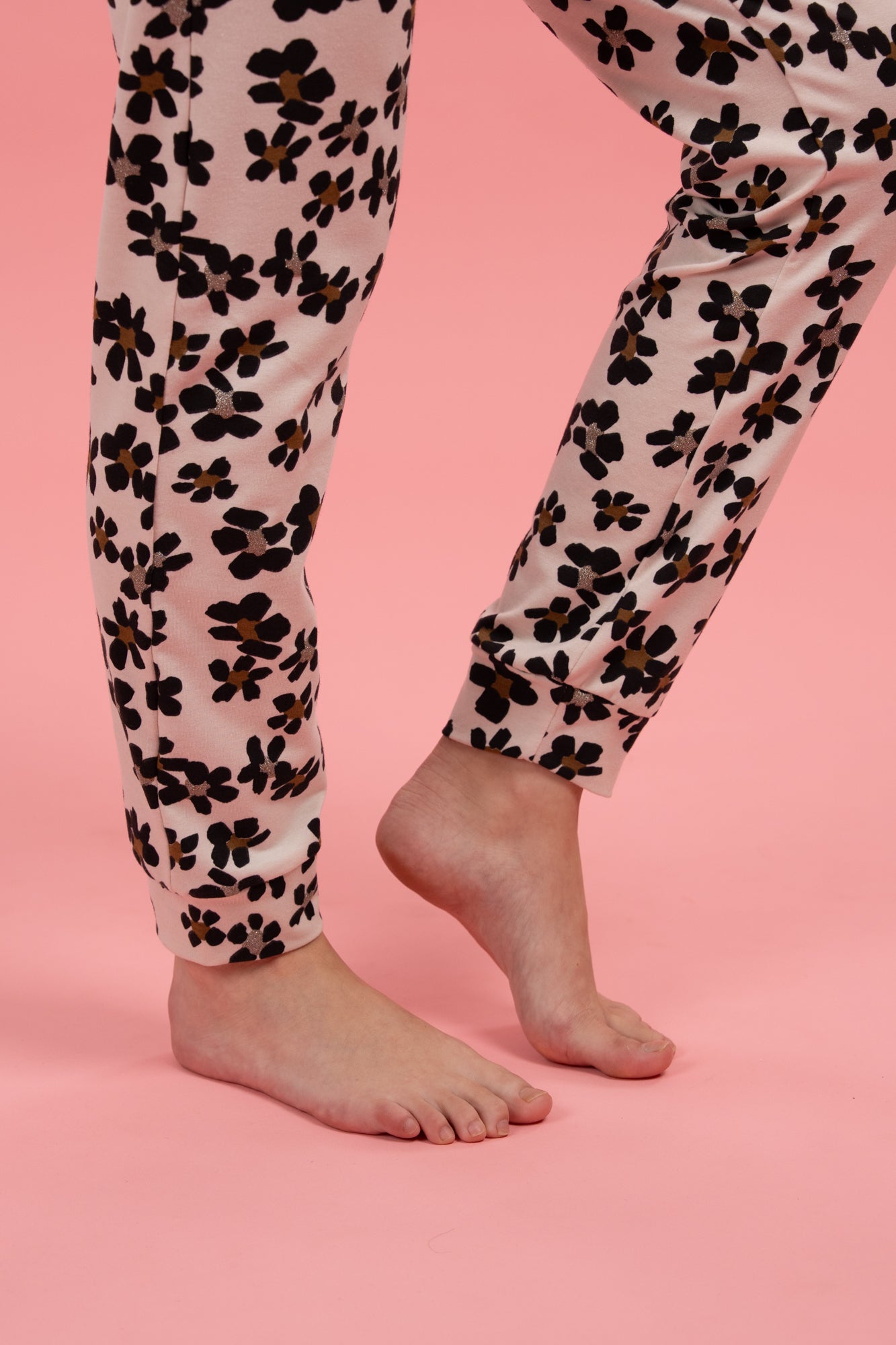 Pijama  Mafalda Margarita 2 piezas , blusa  manga corta  y pantalón con bolsas 