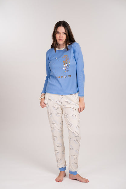 Pijama Porcupine  blusa y pantalón