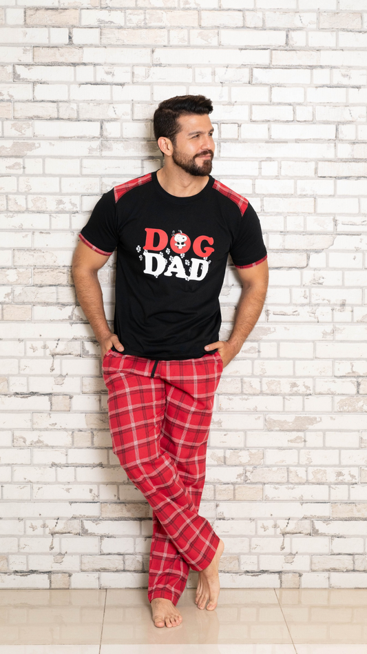 4.6- Pijama  Dog Dad Pantalón