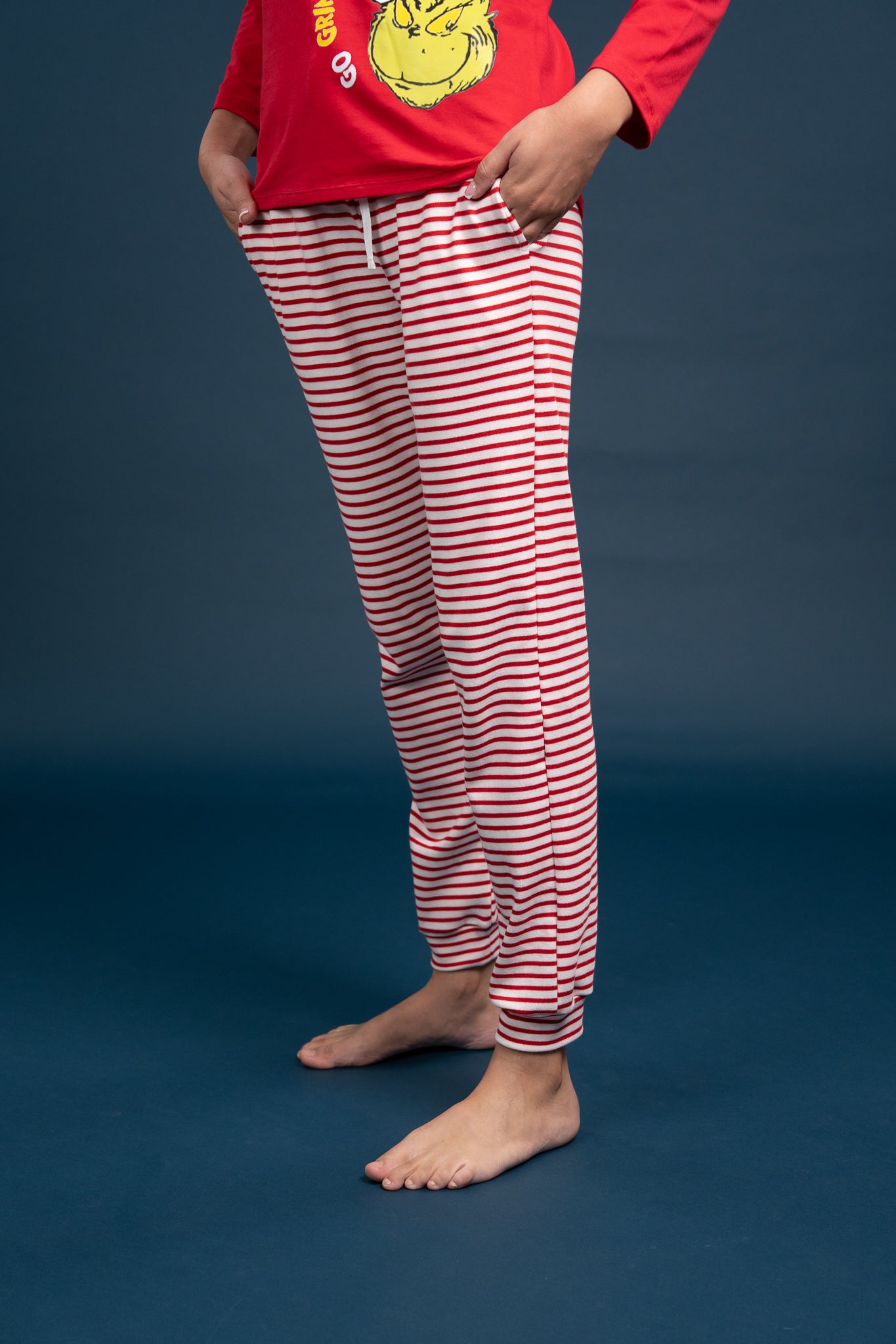 Pijama Clasica Go Grinch Manga larga y pantalon