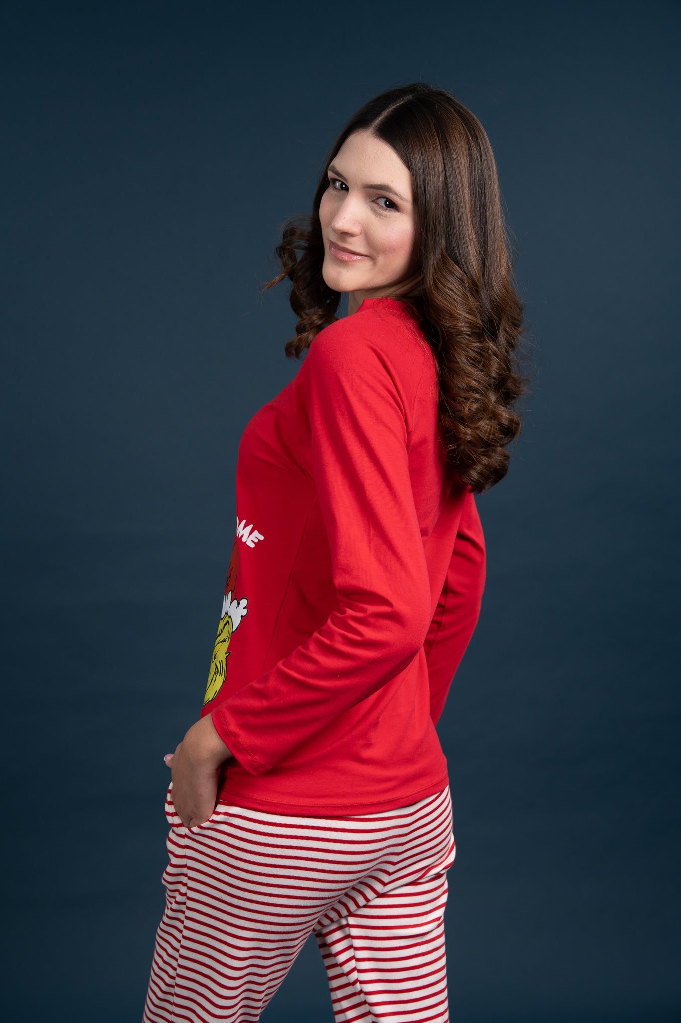 Pijama Clasica Go Grinch Manga larga y pantalon