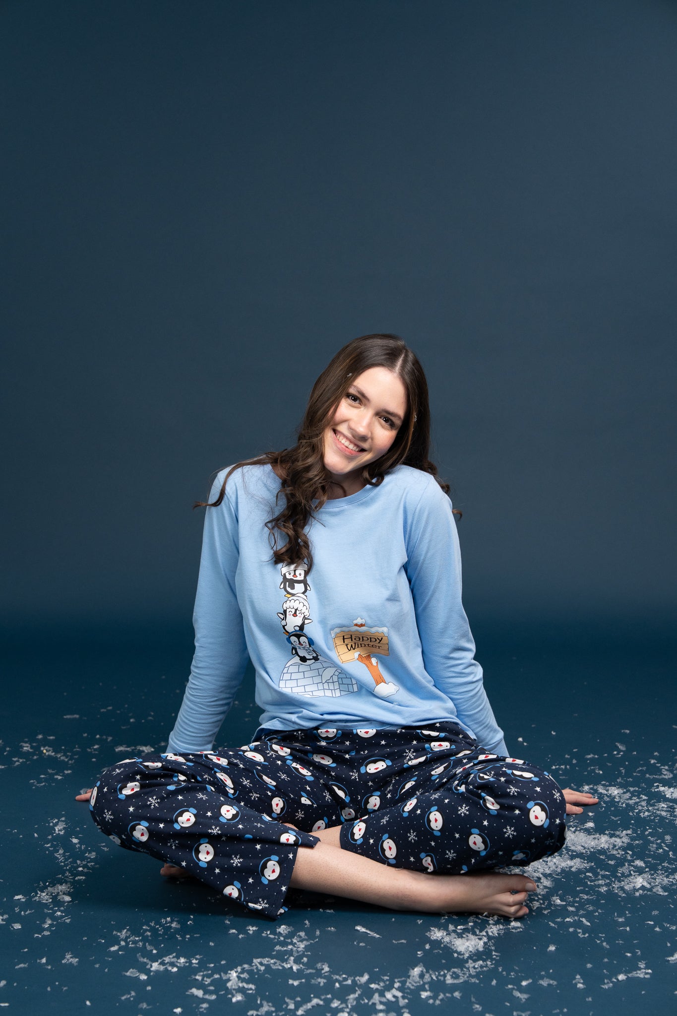 Pijama Clasica Pinguin Manga larga y pantalon