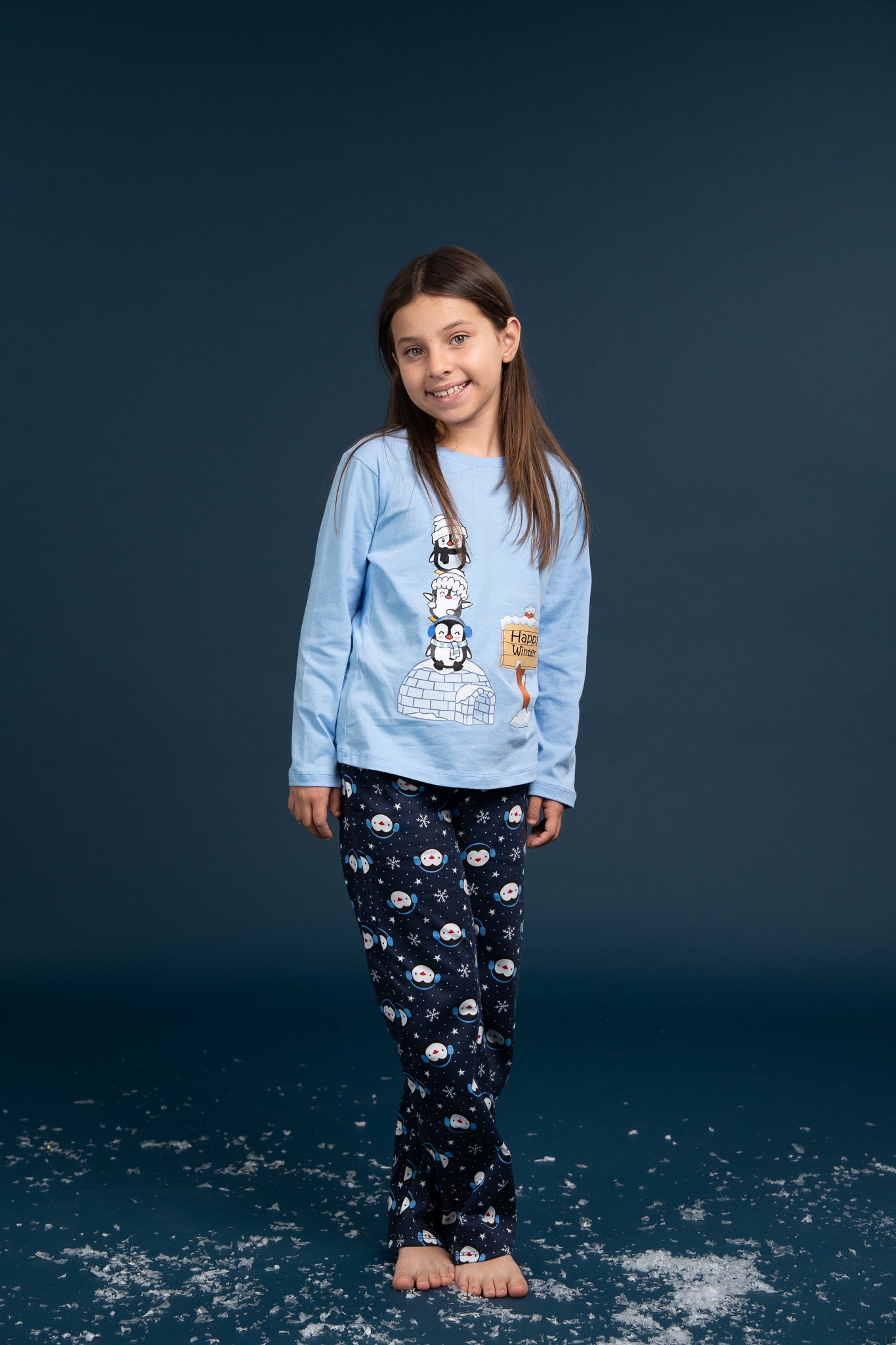 Pijama Clasica Pinguin Manga larga y pantalon