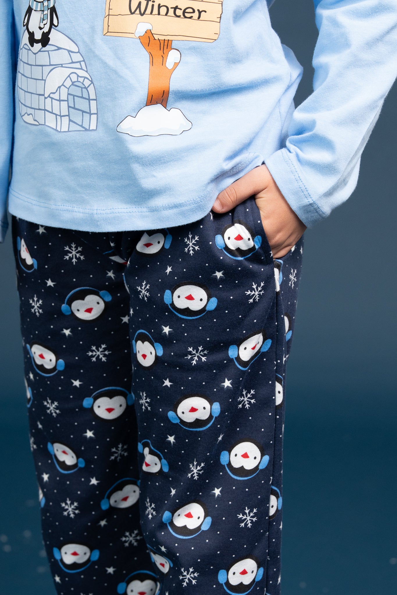 Pijama Clasica Pinguin Manga larga y pantalon