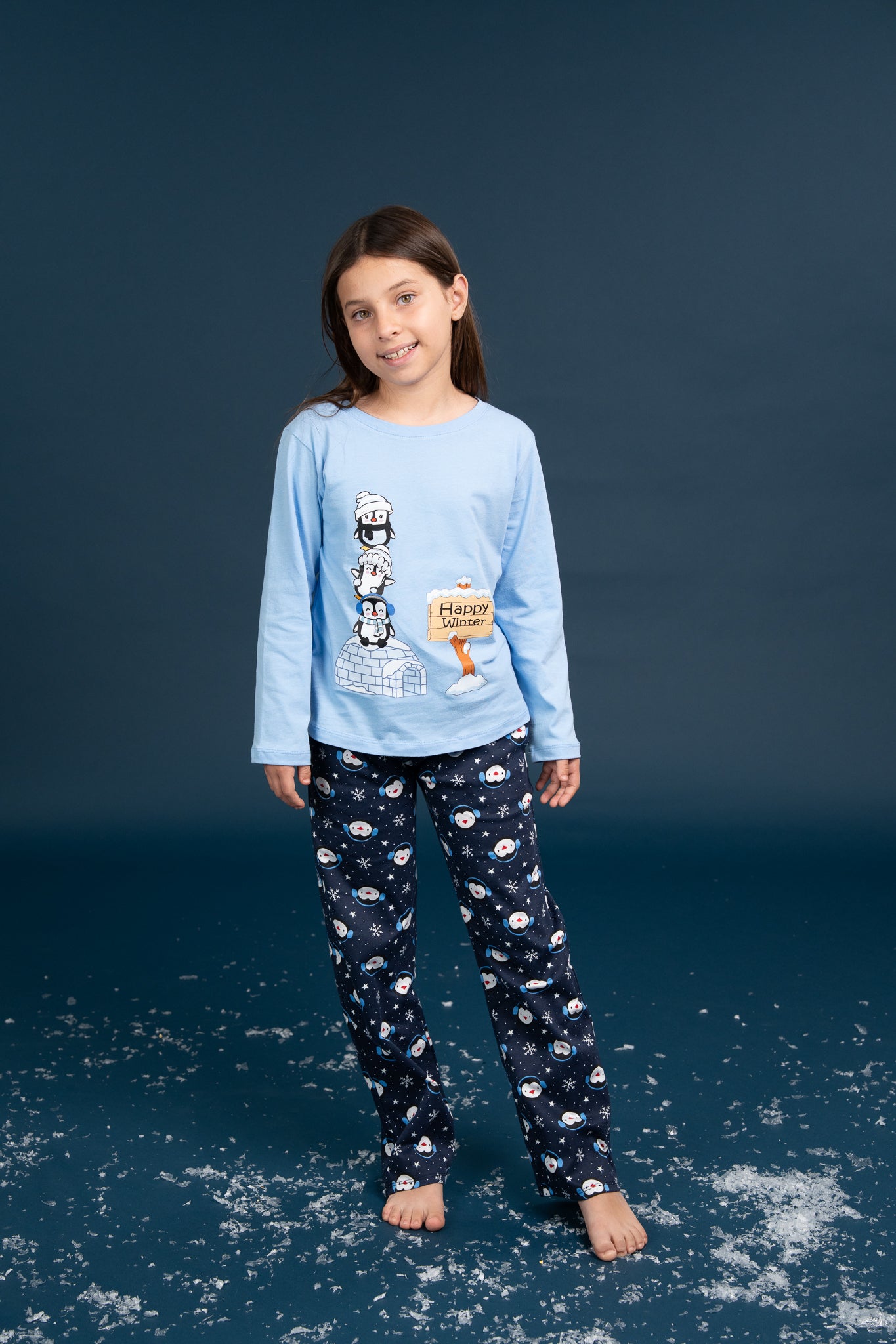 Pijama Clasica Pinguin Manga larga y pantalon