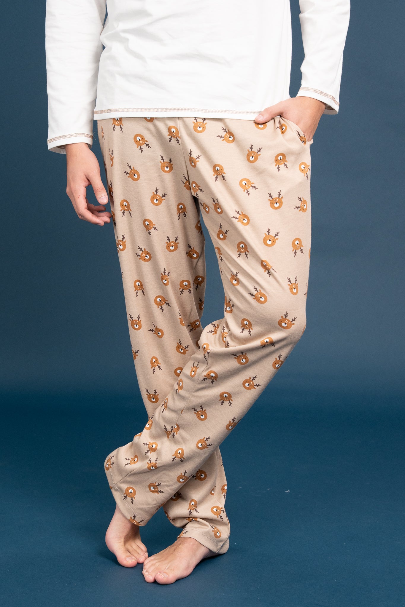 Pijama Clasica Light Out Manga larga y pantalon