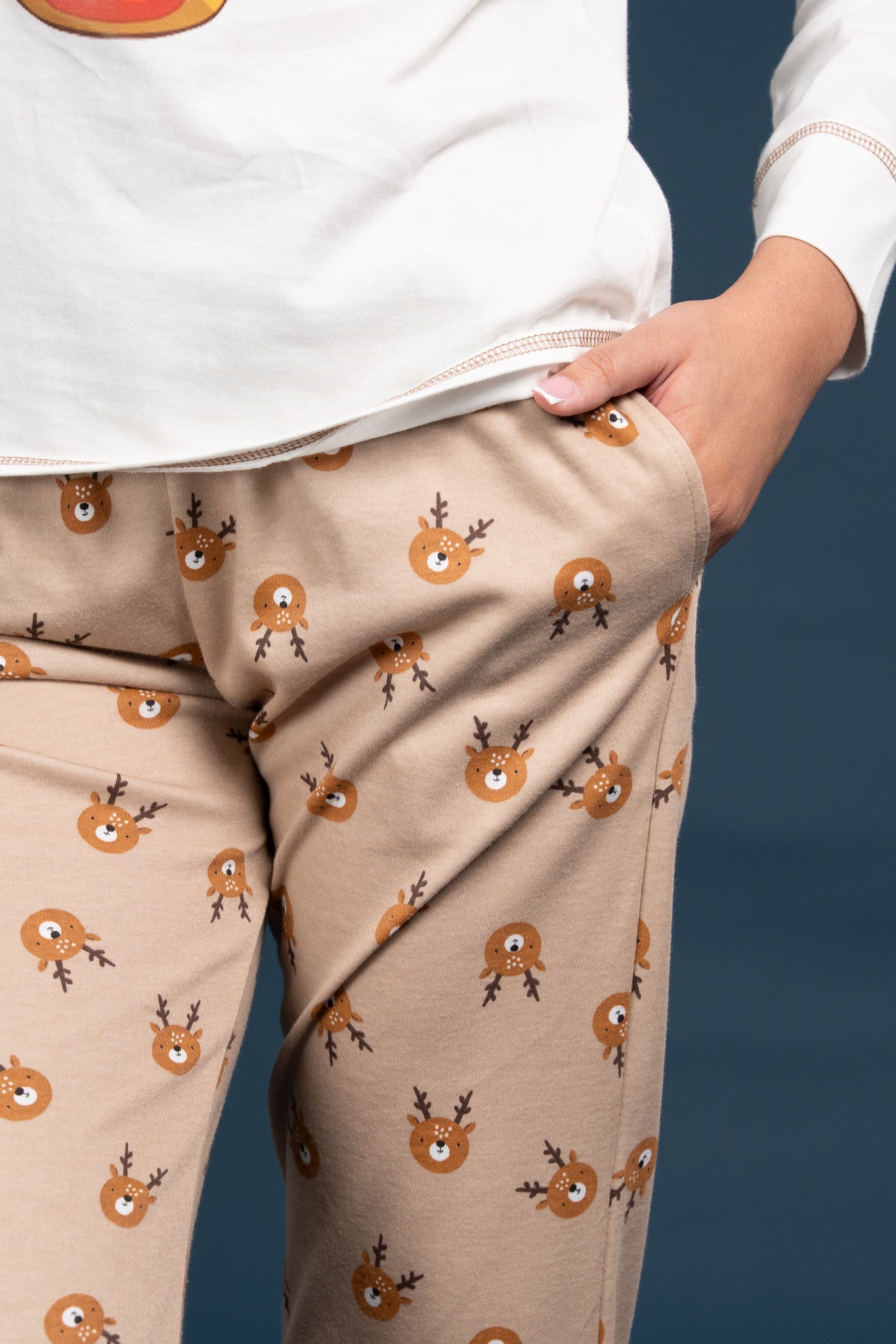 Pijama Clasica Light Out Manga larga y pantalon
