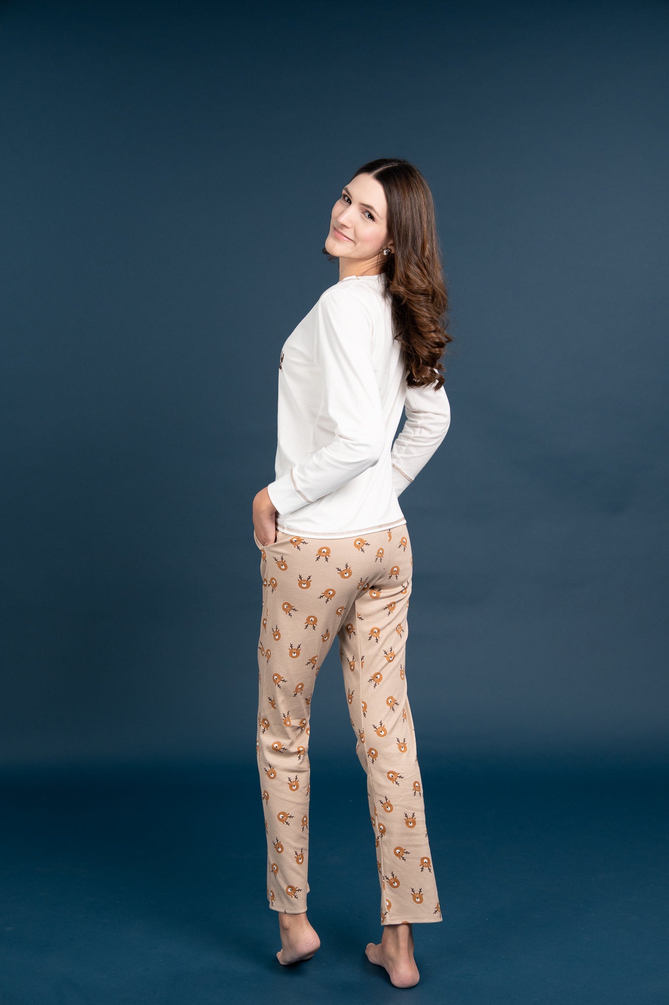 Pijama Clasica Light Out Manga larga y pantalon