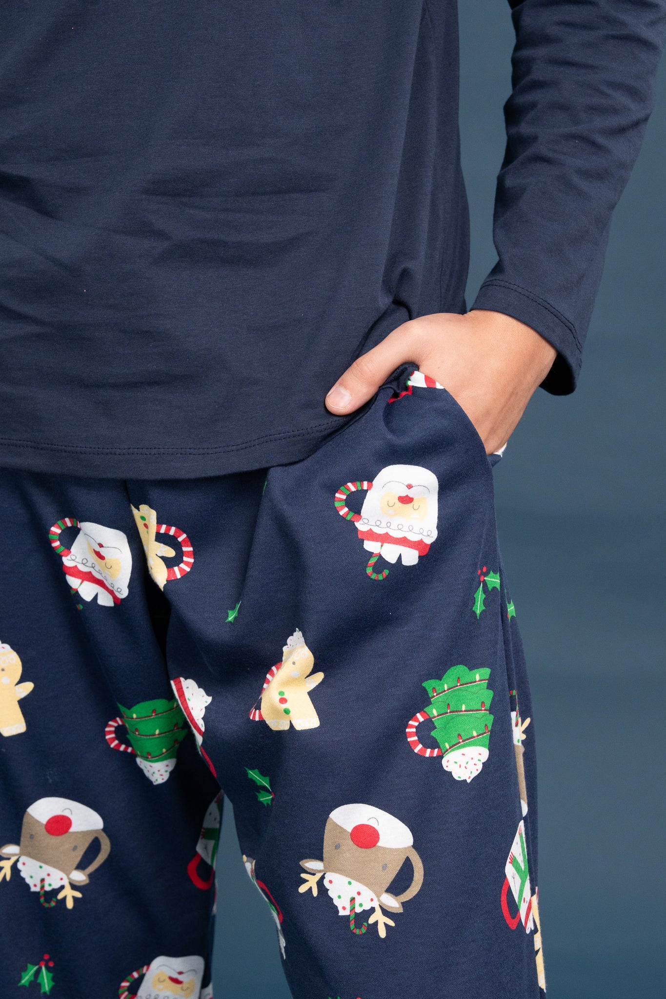 Pijama Clasica Cocoa Time Snoopy Manga larga y pantalon