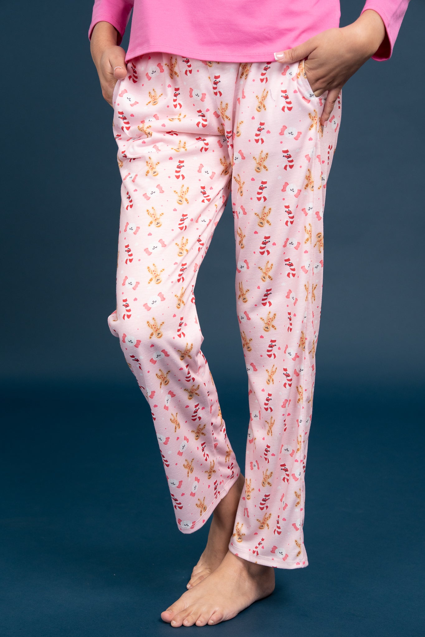 Pijama Clasica Gingerbread Manga larga y pantalon