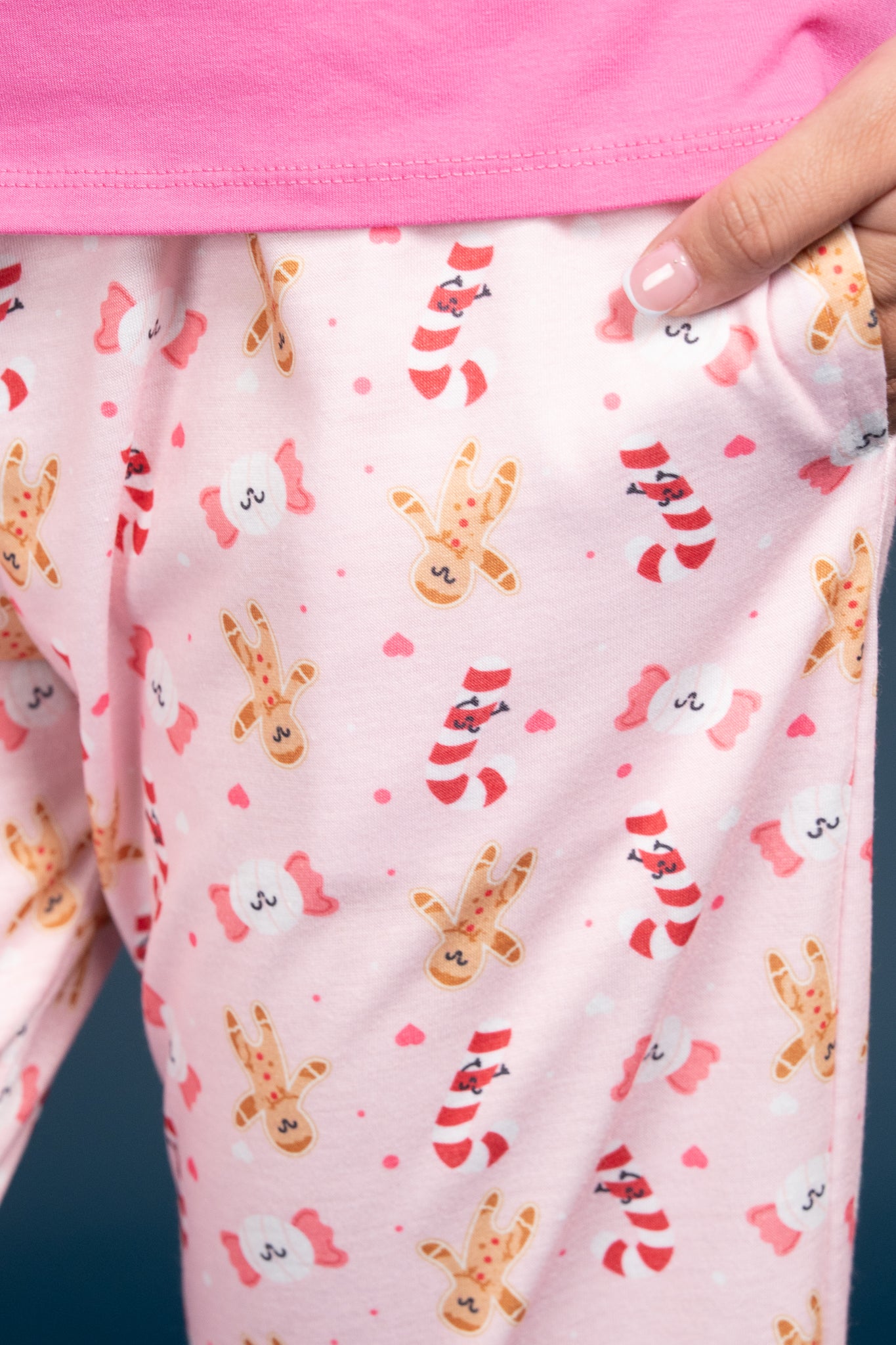 Pijama Clasica Gingerbread Manga larga y pantalon