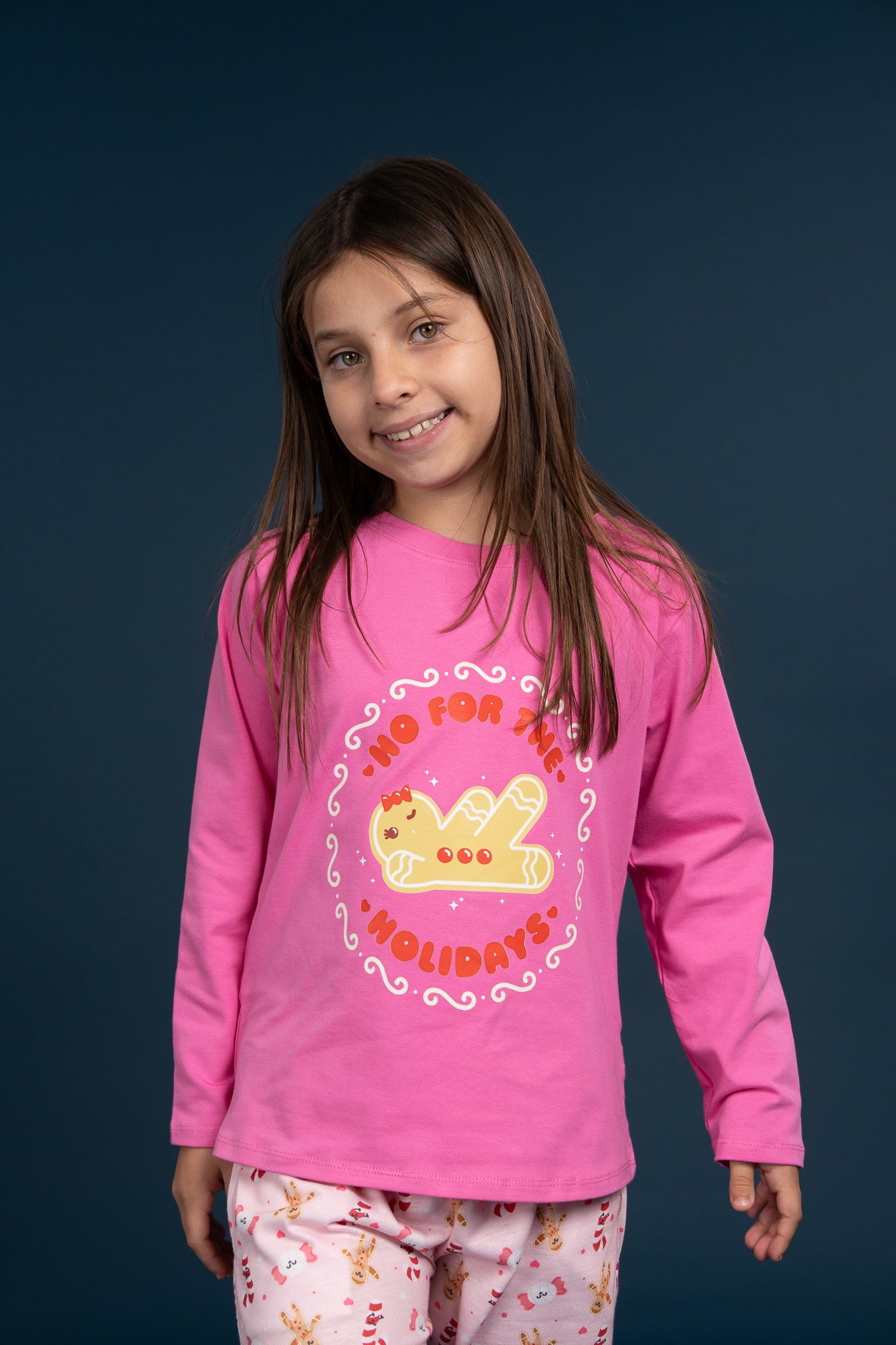 Pijama Clasica Gingerbread Manga larga y pantalon