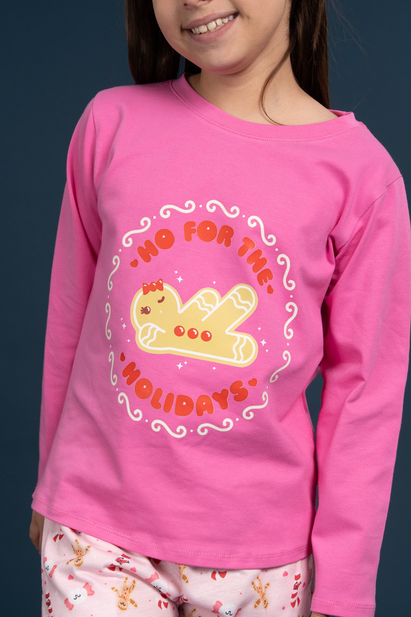 Pijama Clasica Gingerbread Manga larga y pantalon