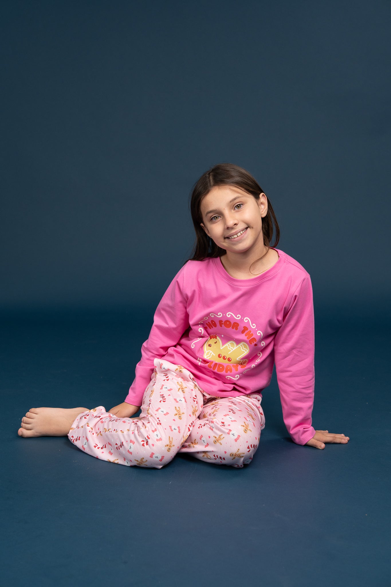 Pijama Clasica Gingerbread Manga larga y pantalon
