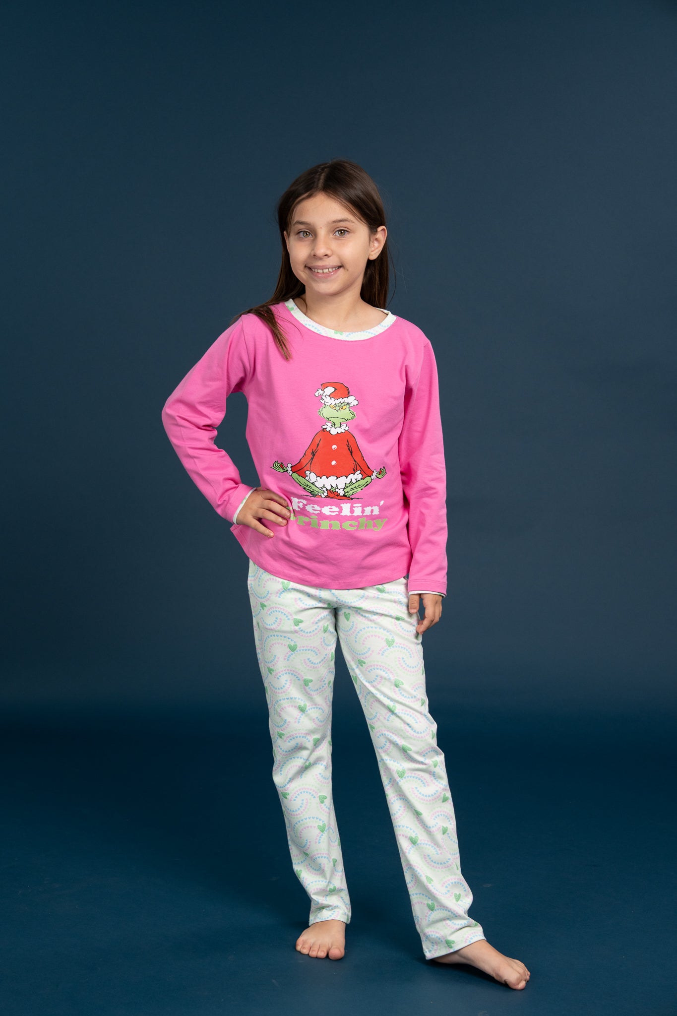 Pijama Clasica Feelin Grinch Manga larga y pantalon