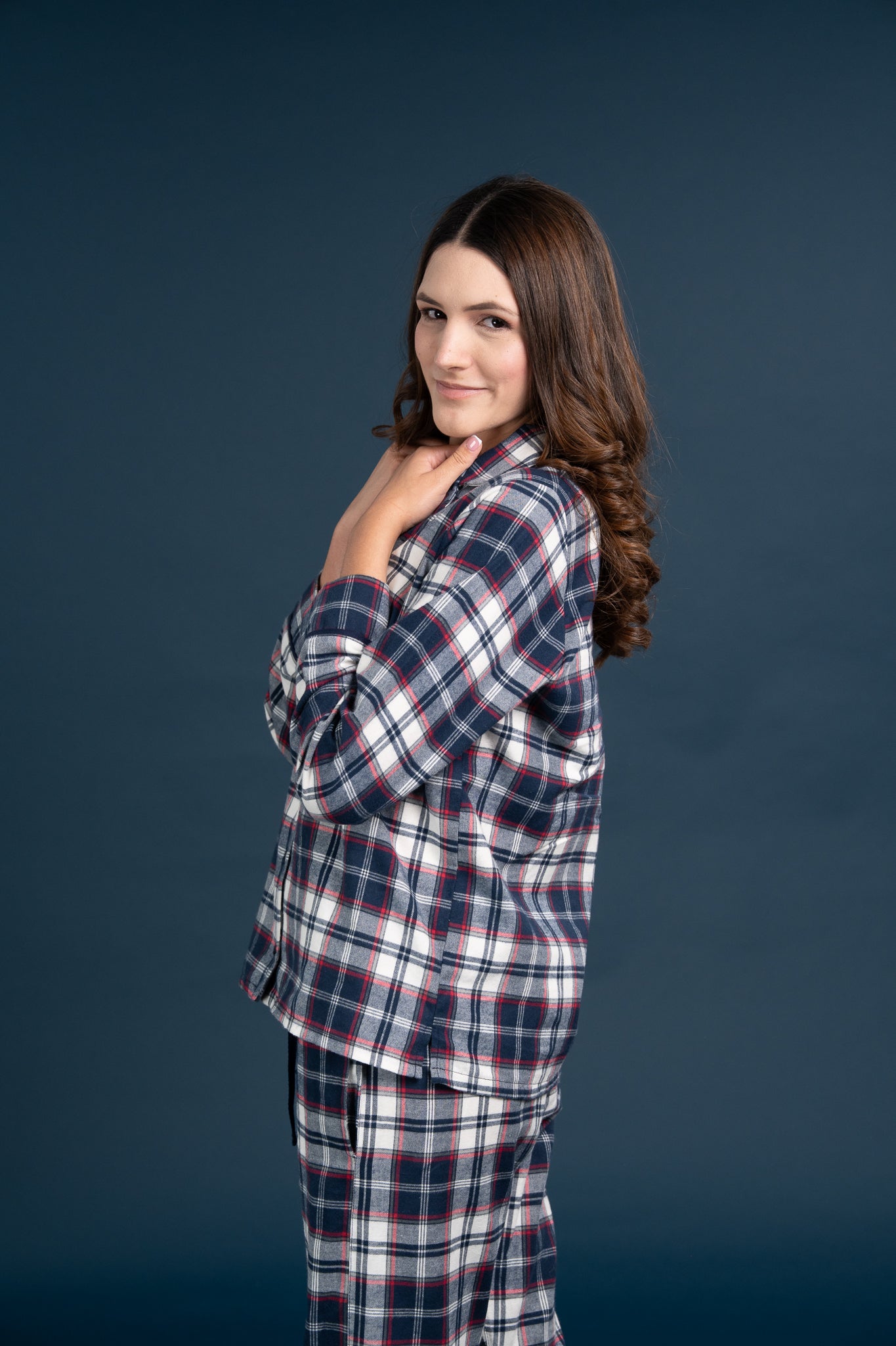 Pijama Camisera Let it snow Manga larga y pantalon